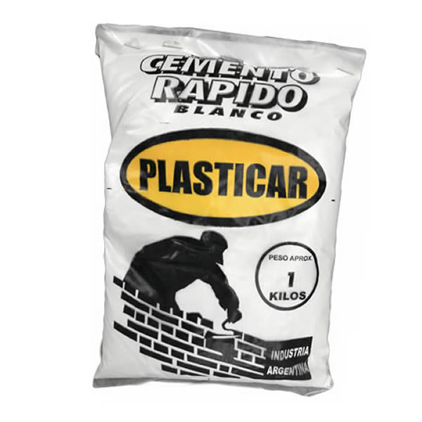 Cemento rápido blanco - Plasticar